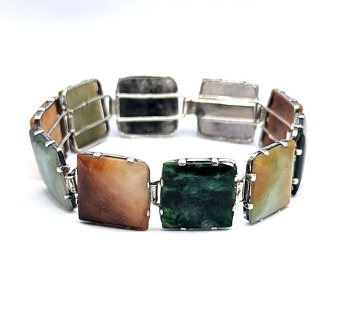 Antique scottish silver agate - scottish,
