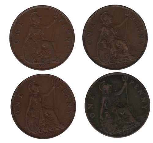 British george one - british, penny