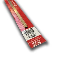 Rectangular Brass Tube: 1/8" X 1/4" x 0.014" Wall x 12" Long (1 Piece)