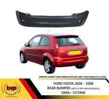 FORD FIESTA MK6 2005-2008 REAR BUMPER NEW PRIMED INSURANCE APPROVED OEM SPEC