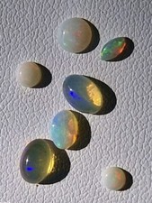 mixed lot of Australian Opals 1.4 ct natural loose gemstones