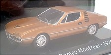 Altaya 1/43 Scale Diecast AT1970G - 1970 Alfa Romeo Montreal - Gold