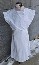 Vintage 1950s white linen