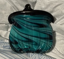 Vintage Hand Blown - Art Deco- Purse Vase- Good Condition