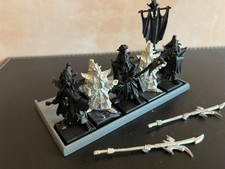 Warhammer Fantasy Battle Dark Elf Black Guard Command metal OOP