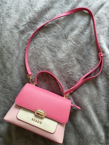 Pink bessie shoulder bag - bessie,
