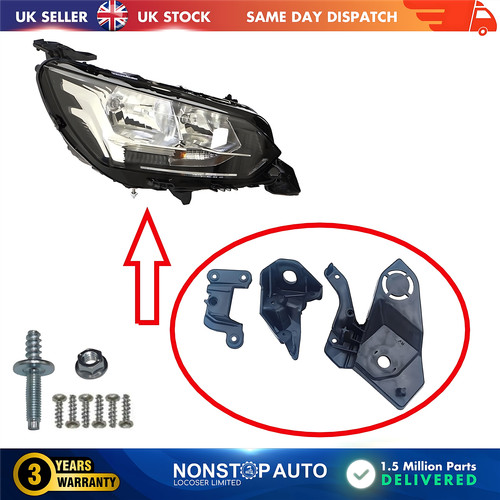 Headlight repair kit bracket - headlight,