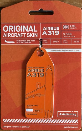 Aviationtag easyjet airbus - aviationtag,