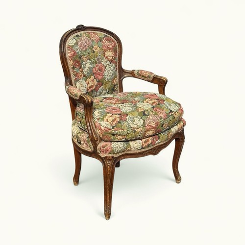 French armchair with - french,