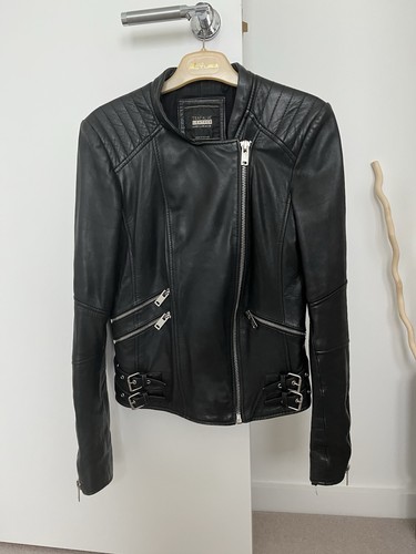 Zara women leather jacket - women's,