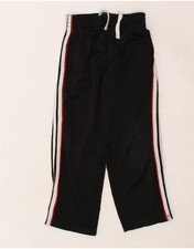 STARTER Boys Tracksuit Trousers 7-8 Years Medium Black Polyester BQ16