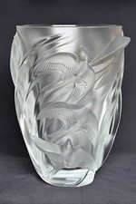 Lalique Martinets Vase, with