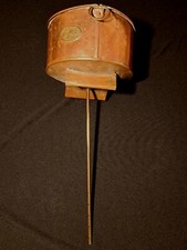 Rare Vintage Large Gaskell & Chambers Copper Barrel Funnel