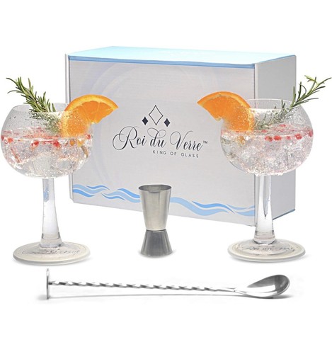 Gin glass cocktail - cocktail, set
