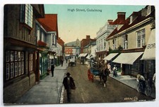 Postcard - HIGH STREET, GODALMING, SURREY, Valentine (JOH23-5)