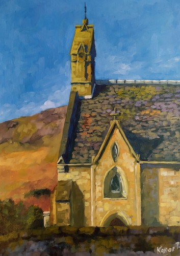 Oil painting board 29x21cm - on,