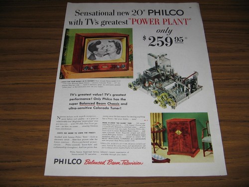 1952 print philco model - 1952,