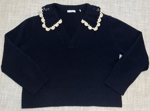 Sandro neck knit - sandro, v-neck