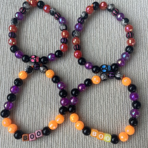 Halloween beaded friendship - 4,
