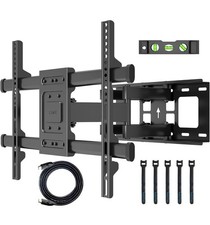 Bontec Tv Wall Bracket For 32-85 Inch Led Lcd Flat & Curved Screen, Swivel Tilt