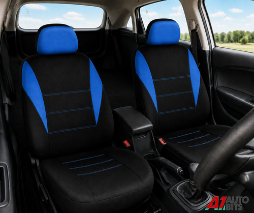 Front blue black - black, seat