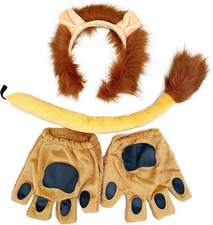 4-Piece Lion Costume Accessory