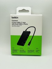 Belkin USB-C 5-Port Hub 4K HDMI Display @60Hz 100W Power Delivery 5Gbps HDMI 2.0