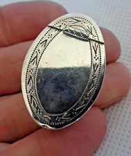 18TH CENTURY GEORGIAN BIRMINGHAM 1799 SOLID STERLING SILVER PILL PATCH BOX