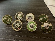 CELTIC FC PIN BADGE,GILT METAL