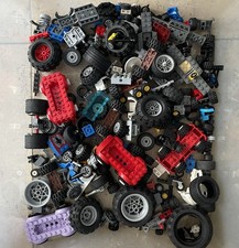Lego 0.8KG (800g) Car Parts Bundle - Wheels Axles Tyres seats Job lot Genuine
