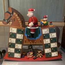 Costco Kirkland Vintage Wooden Advent Calendar Imperfect Incomplete