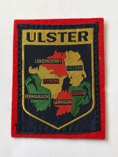 Old, Ulster Cloth Patch Badge.
