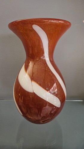 Vintage murano art glass vase - glass,