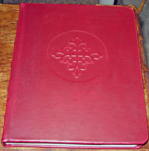 Leather notebook blank journal - notebook,