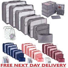 10Pcs Travel Packing Cubes