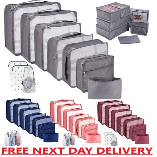 10pcs packing cubes luggage - packing,