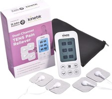 Kinetik Wellbeing Dual-Channel TENS Machine for Pain Relief - USED ONCE