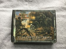 Starship Troopers M-1A4 Power Suit Squad Mobile Infantry Mongoose Miniatures OOP
