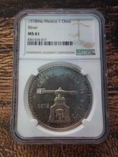 1978 Mexico 1 Onza Silver Coin