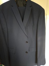 Navy Blue Scott & Taylor, 3 Piece Suit. 50in Jacket and Waistcoat 42in Trouser