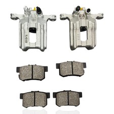 For Honda Accord Mk7 Mk8 Rear Brake Calipers and Brake Pads Set 2004-2015