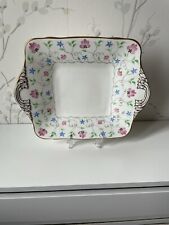 Wedgewood Square Dish Fine Bone China Floral