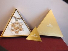 Swarovski Christmas Star Gold