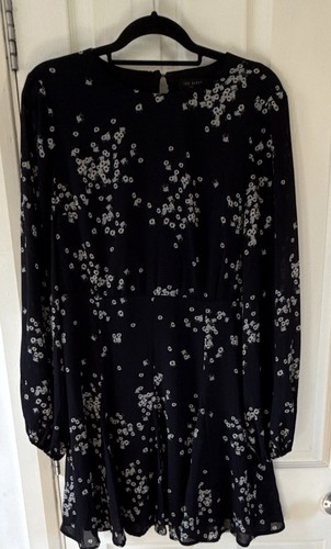 Ted baker black white floral - black, &