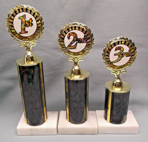 Set place trophies award - 3,