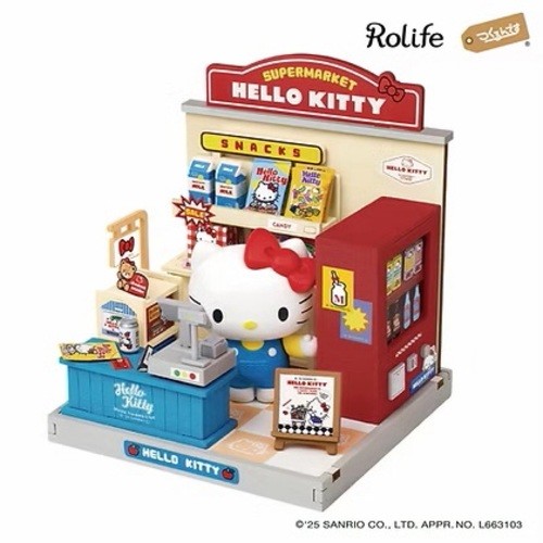 Rolife hello kitty supermarket - rolife,