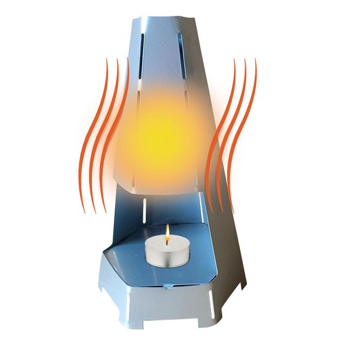 Tea light candle heater - heater, metal