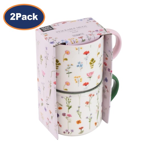 Floral mugs set - set, of