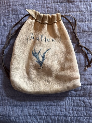 Vintage leather antler - vintage,