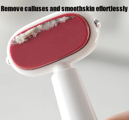 Double sided foot scraper - scraper, for